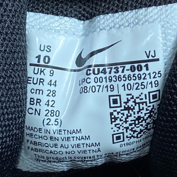 Nike D/MS/X Ghoswift Black Running Shoes - Picture 7 of 8